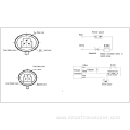 Ceramic  pressure transmitter temperature compensation